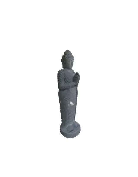 Product image 4 of the product “Standing Buddha made of Riverstone, position Namaskara , H. 119cm. ”